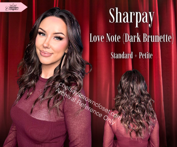 sharpay love note dark brunette