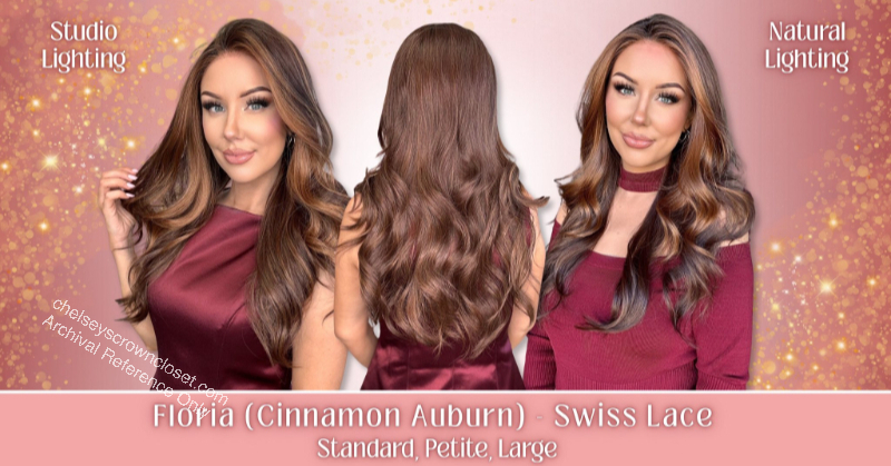 Floria (Cinnamon Auburn) - Swiss Lacefb